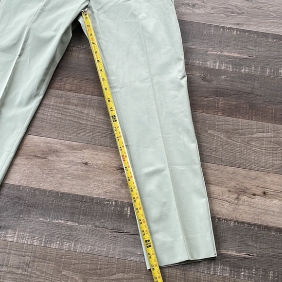 NWT $595 Max Mara Luana pants in size 8 color is called pastel green super light - Picture 7 of 13